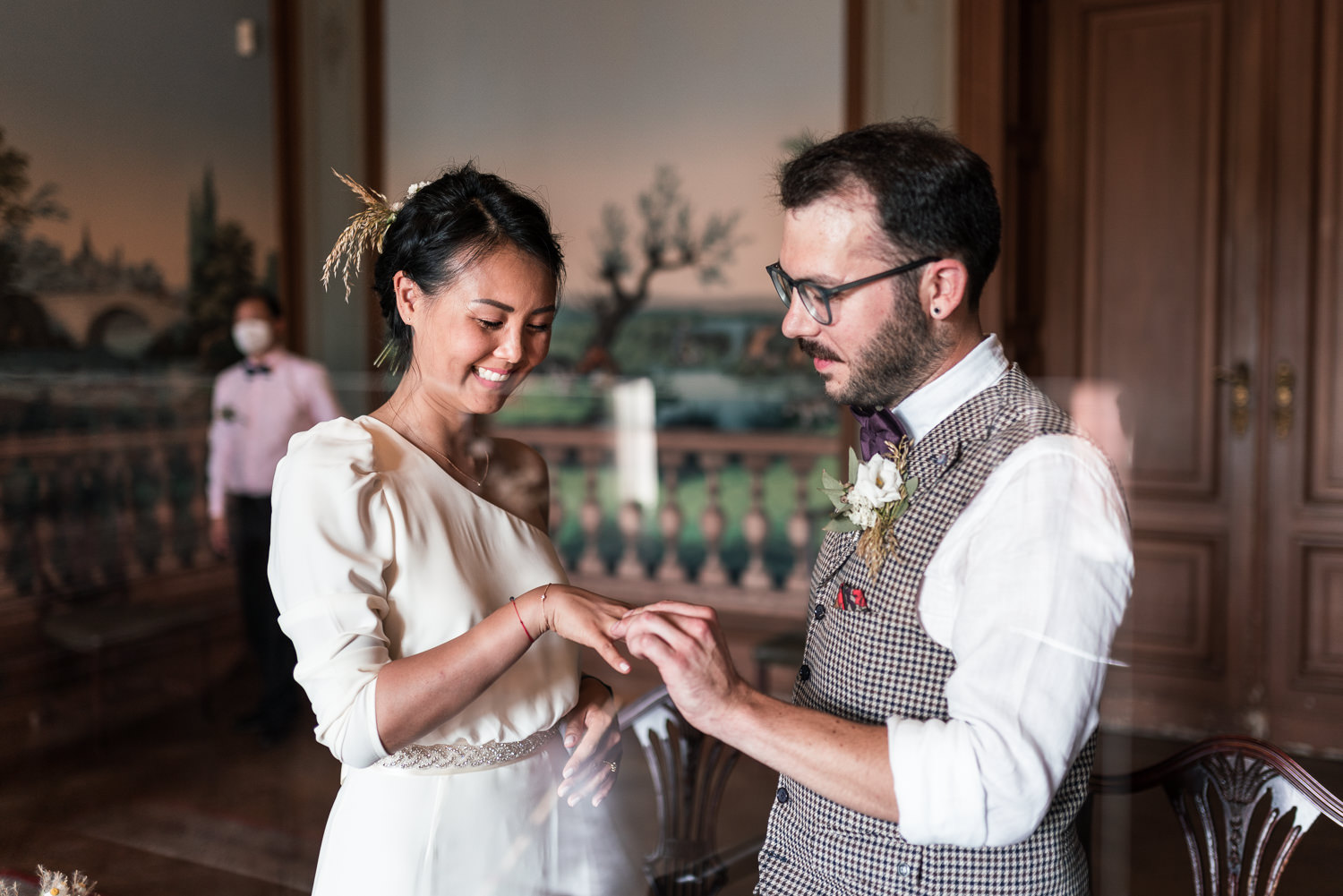Hochzeitsfotograf Hanau - Schloss Philippsruhe Hochzeit - Hochzeitsfotos Hanau